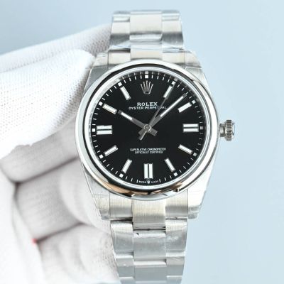 HP Factory Rolex Oyster Perpetual Replica with Black Dial 3230 Movement 41mm Waterproof 100m Black Dial Watch